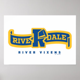 Póster Banner del río Riverdale Vixens