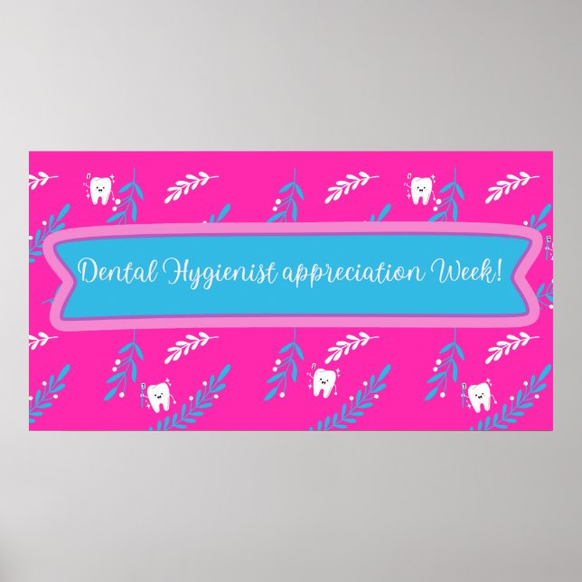 Póster Banner higiénico dental (Frente)