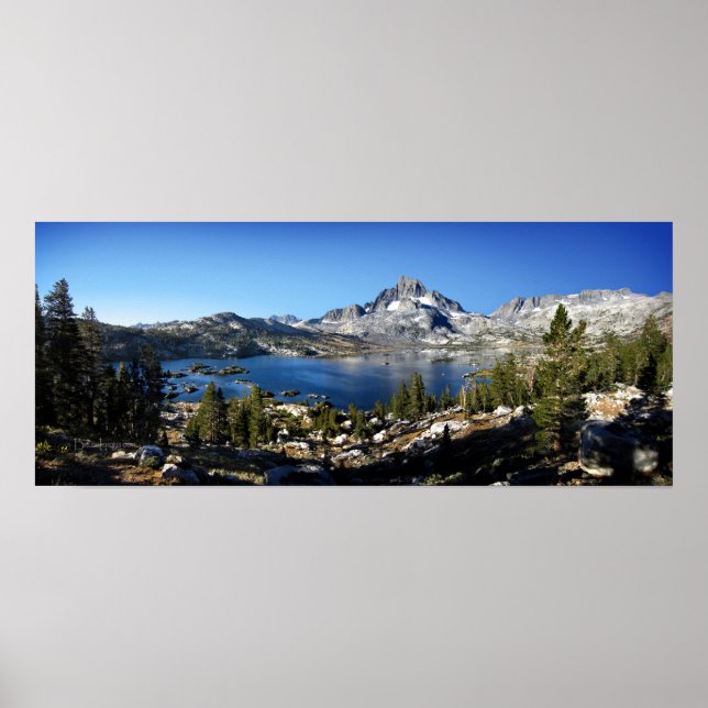 Póster Banner Peak Thousse Island Lake John Muir Trail (Frente)