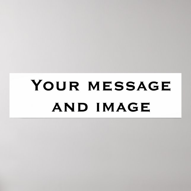 Póster Banner personalizado (Frente)