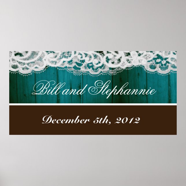 Póster Banner personalizado de 22.5"x7.5" con problemas d (Frente)