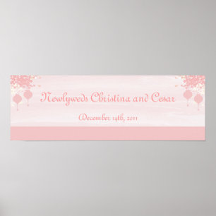 Póster Banner personalizado de 22.5" x 7.5" Jardín Orient