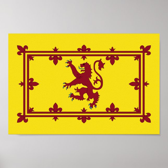 Póster Banner real de Escocia (Frente)