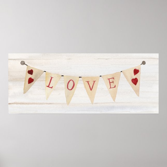 Póster Banner ruso de San Valentín II (Frente)