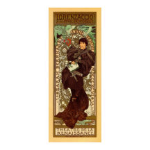 Banner vertical Alphonse Mucha Lorenzaccio