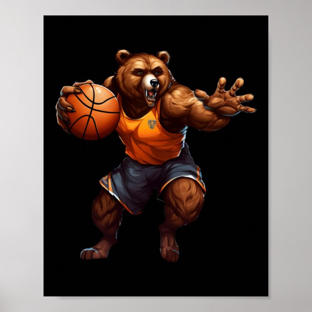 Póster Baño de baloncesto (Frente)