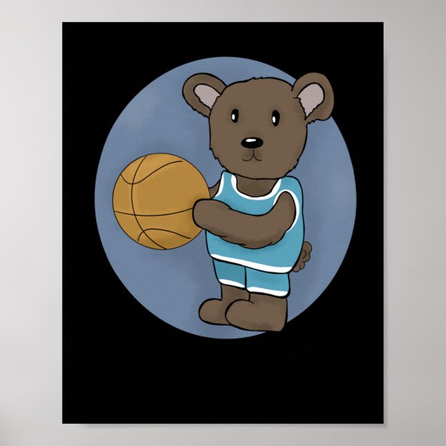 Póster Baño de baloncesto (Frente)