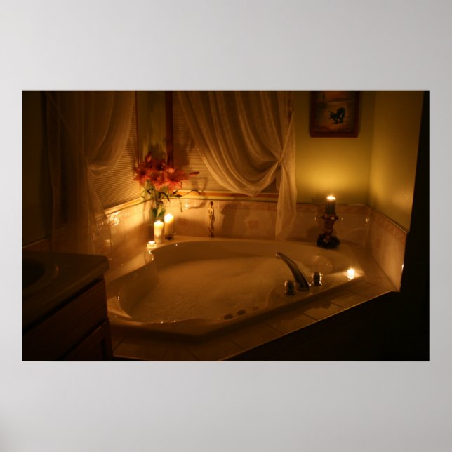 Póster Baño de burbujas (Frente)