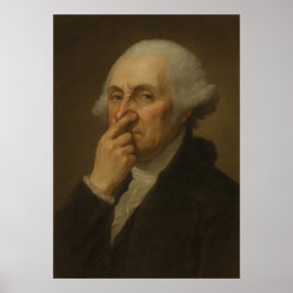 Póster Baño de George Washington