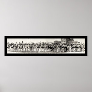 Póster Baño de la foto 1927 del desfile de la belleza