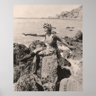 Póster Baño de Vintage con su Poster - 1780196-1