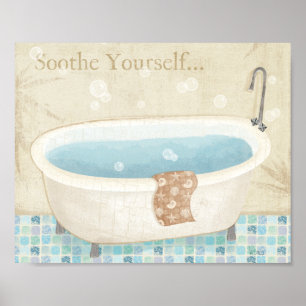 Póster Baño del mosaico