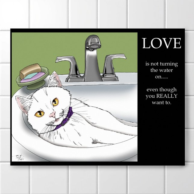 Póster Baño Sink Cat (Subido por el creador)