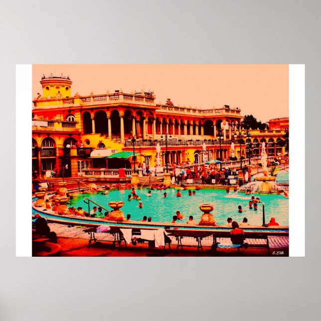 Póster Baños de Budapest (Frente)