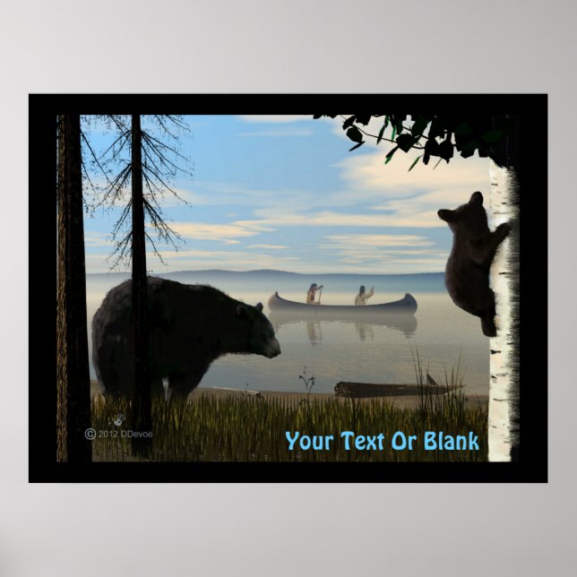 Póster Baños de playa (Frente)