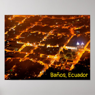 Póster Banos, Ecuador