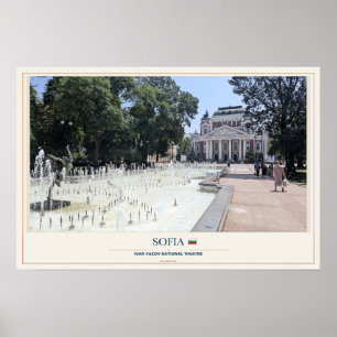 Póster Baños Minerales Centrales en Sofía