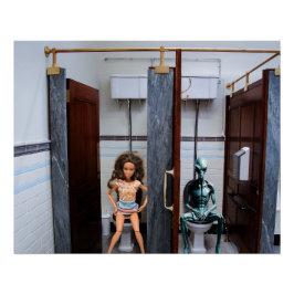 Póster Baños Públicos.