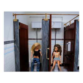 Póster Baños Públicos.