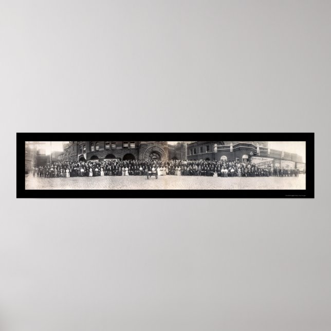 Póster Banqueros y Budweiser Photo 1906 (Frente)