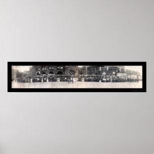 Póster Banqueros y foto 1906 de Budweiser
