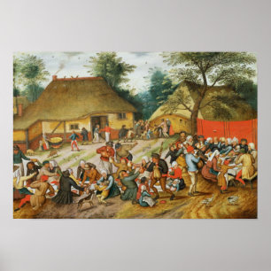 Póster Banquete de la boda