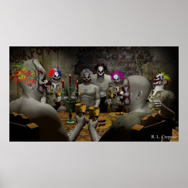 Póster Banquete de Payaso Mal (Frente)