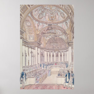 Póster Banquete imperial en el Gran Salón