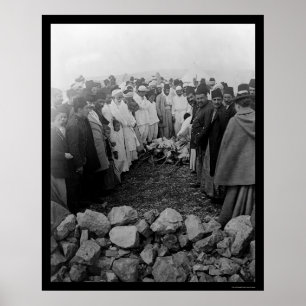 Póster Banquete Palestina 1888 del Passover