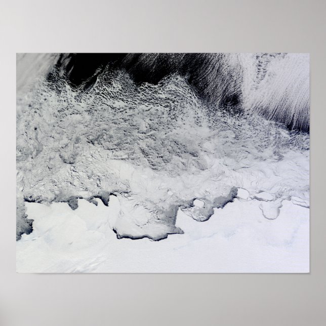 Póster Banzare, Sabrina y Costas Budas, Antártida (Frente)