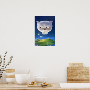 Póster Bao Bao: Sueño del cielo nocturno flotando entre e