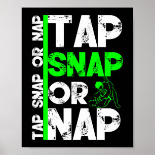 Póster Bap Snap O Nap Jiu Jitsu BJJ Artes Marciales