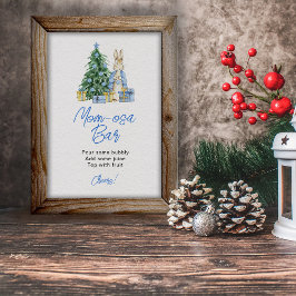 Póster Bar Baby Mom-osa para navidades