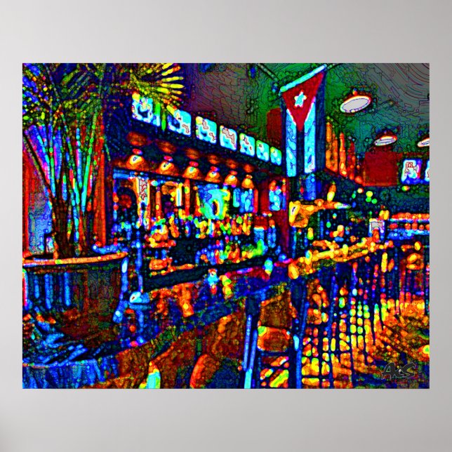 PÓSTER BAR CUBANO (Frente)