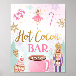 Póster Bar de cacao caliente Chocolate Nutcracker Balleri