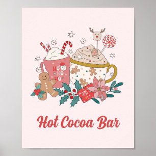 Póster Bar de Chocolate Caliente