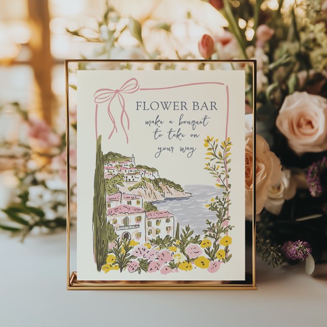 Póster Bar de Flores para Despedida de Soltera en la Cost (Subido por el creador)