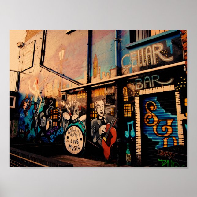 Póster Bar de la bodega (Frente)