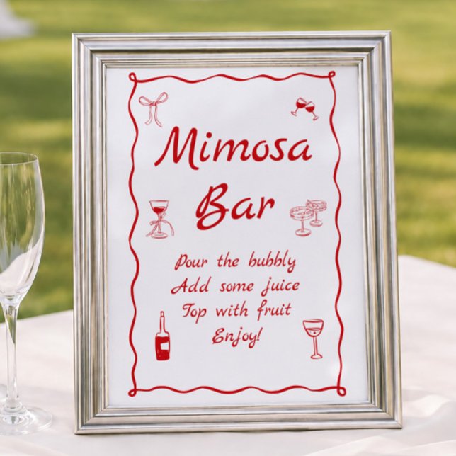 Póster Bar de Mimosa de Wavy That's Amore para Despedida  (Subido por el creador)