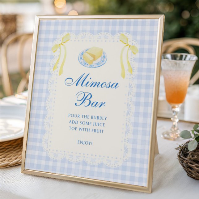 Póster Bar de Mimosa para Despedida de Soltera con Manteq (Subido por el creador)