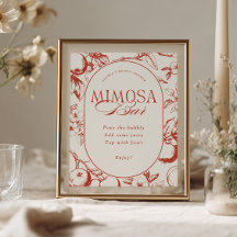 Bar de Mimosa para Despedida de Soltera de la Manz