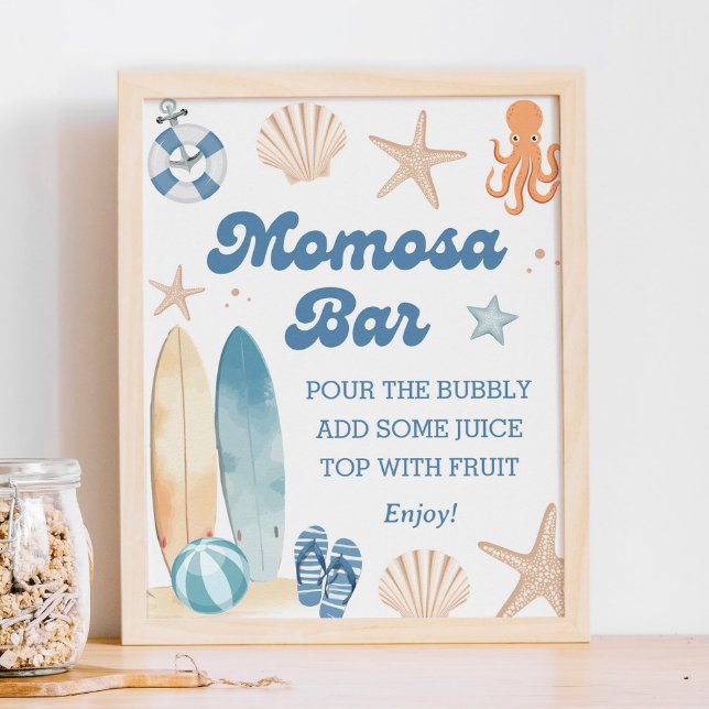 Póster Bar de Momosa en la playa Coastal Baby Shower (Subido por el creador)