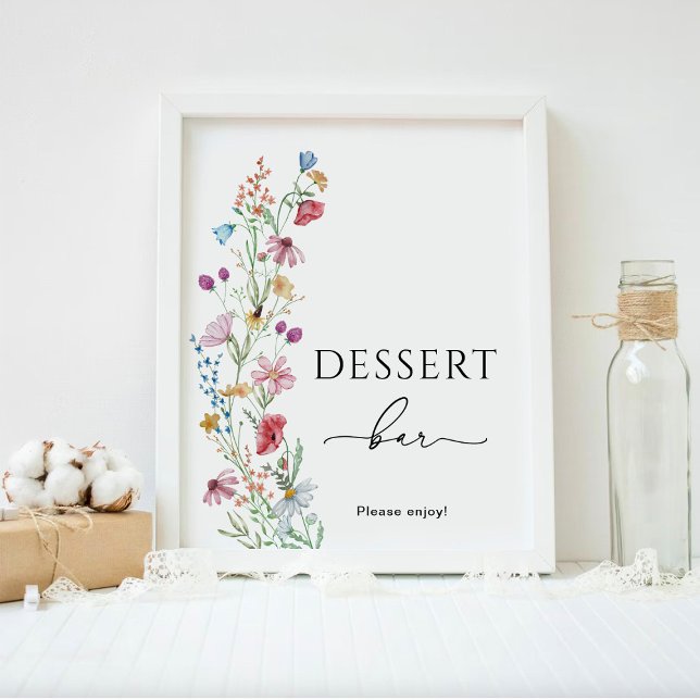 Póster Bar de Postres Flores Silvestres (Subido por el creador)