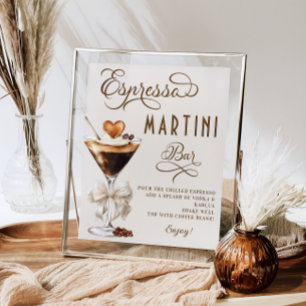 Póster Bar Espresso Martini