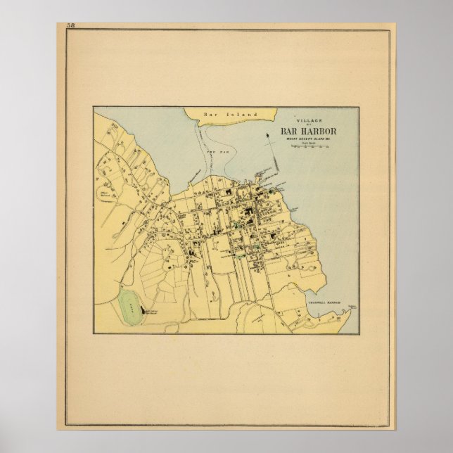 Póster Bar Harbour (Frente)