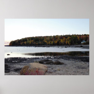 Póster Bar Harbour Maine Waterscape
