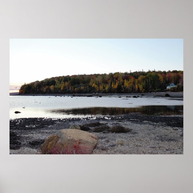Póster Bar Harbour Maine Waterscape (Frente)