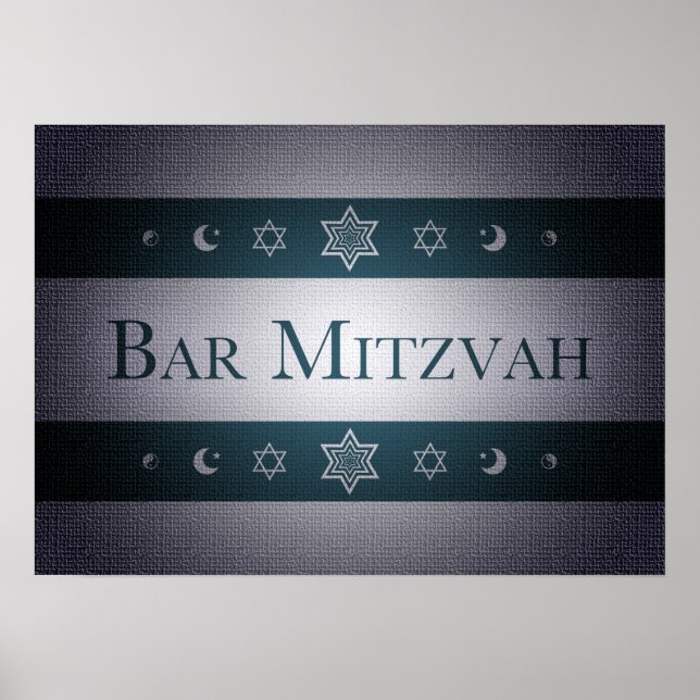 Póster Bar Mitzvah (Frente)