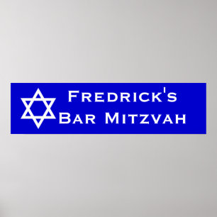 Póster Bar Mitzvah