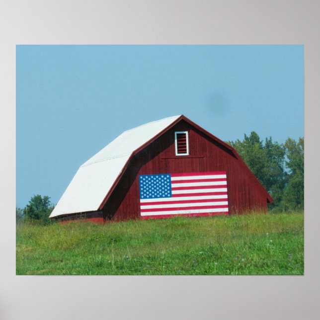 Póster Bar patriótico en el estado de Nueva York (Frente)